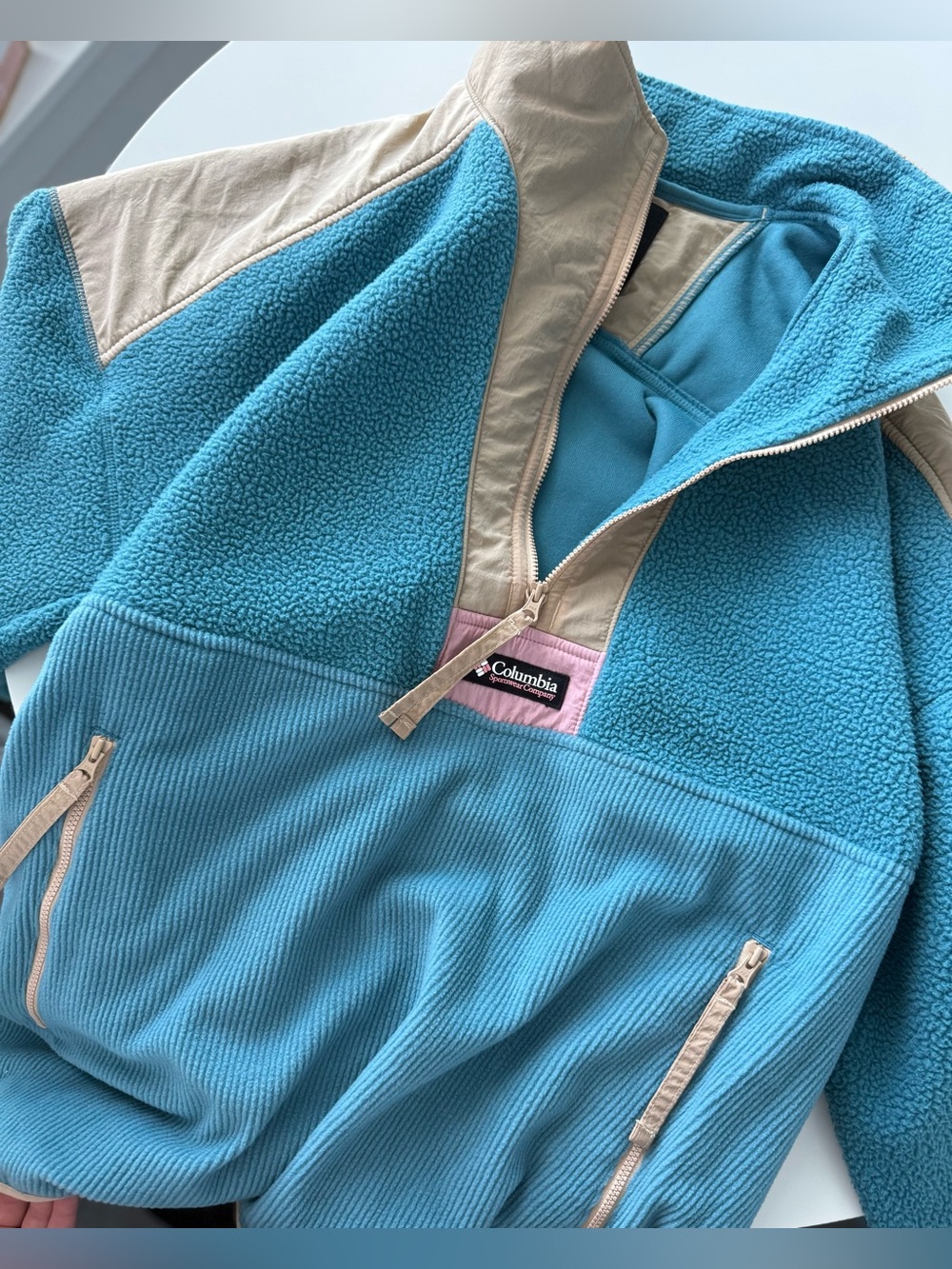 Columbia Riptide Fleece Pullover Jacket Men Size L